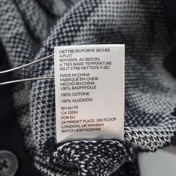 KOTO Cardigan Mens Small Black Tribal Print Southwestern Cowboy Festival Retro - Picture 9 of 13